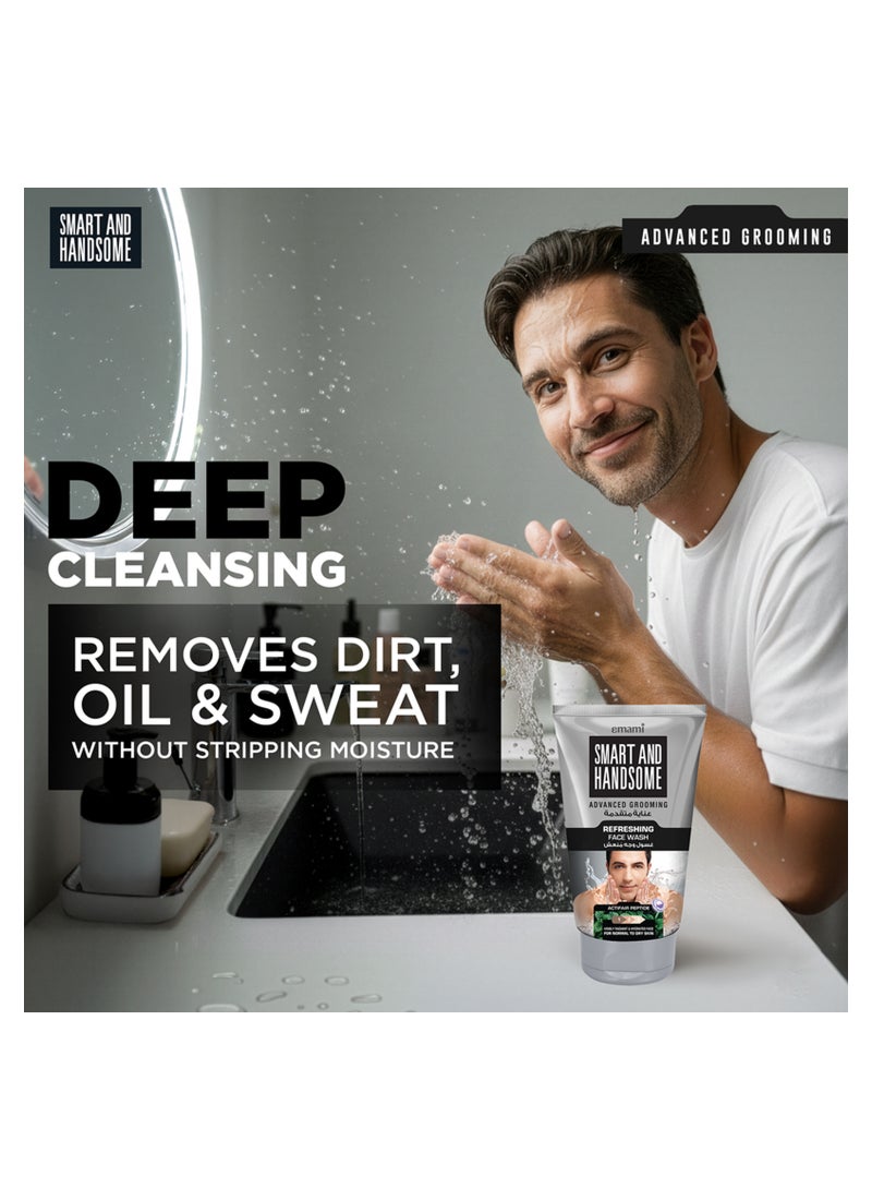 emami Refreshing Face Wash  With Actifair Peptide And Mint 100g - Image 3